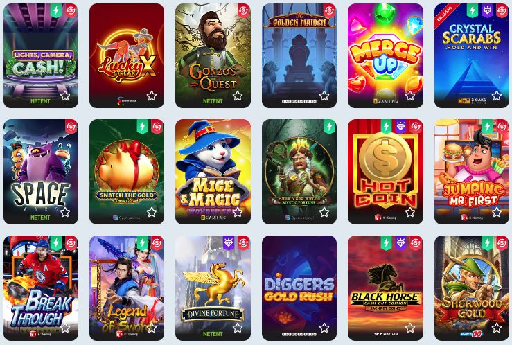 Слоты на Казино Чемпион